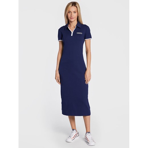 adidas Sukienka codzienna Polo HL6579 Granatowy Regular Fit ze sklepu MODIVO w kategorii Sukienki - zdjęcie 182695781