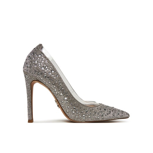 Steve Madden Szpilki Lineup-R s SM11003635 Srebrny ze sklepu MODIVO w kategorii Czółenka - zdjęcie 182695830