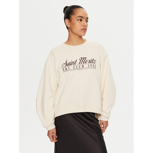 ViCOLO Bluza RS0057 Écru Relaxed Fit ze sklepu MODIVO w kategorii Bluzy damskie - zdjęcie 182695832