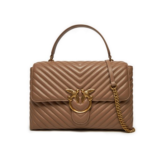 PINKO Torebka Love Lady Puff Big Cl . AI 23-24 PLTT 100042 A0GK Beżowy ze sklepu MODIVO w kategorii Listonoszki - zdjęcie 182695842