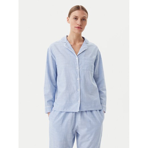 Hunkemöller Koszulka piżamowa 301491 Błękitny Regular Fit ze sklepu MODIVO w kategorii Piżamy damskie - zdjęcie 182695871