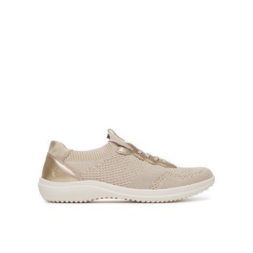 Remonte Sneakersy D1E05-60 Złoty ze sklepu MODIVO w kategorii Buty sportowe damskie - zdjęcie 182695933