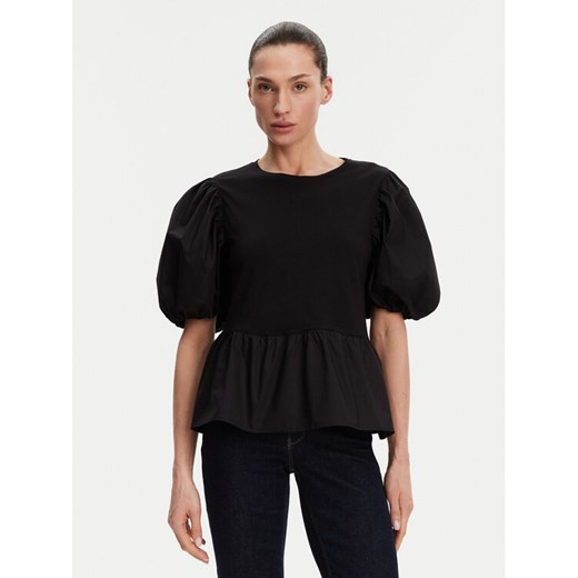 Liu Jo Bluzka WA5389 J6308 Czarny Relaxed Fit ze sklepu MODIVO w kategorii Bluzki damskie - zdjęcie 182695942
