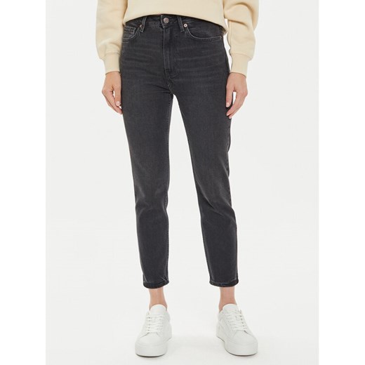 Tommy Hilfiger Jeansy WW0WW42797 Czarny Slim Fit ze sklepu MODIVO w kategorii Jeansy damskie - zdjęcie 182695953
