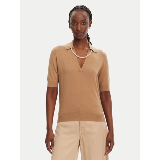 Liu Jo Sweter WA5222 MS49I Brązowy Regular Fit ze sklepu MODIVO w kategorii Swetry damskie - zdjęcie 182695973