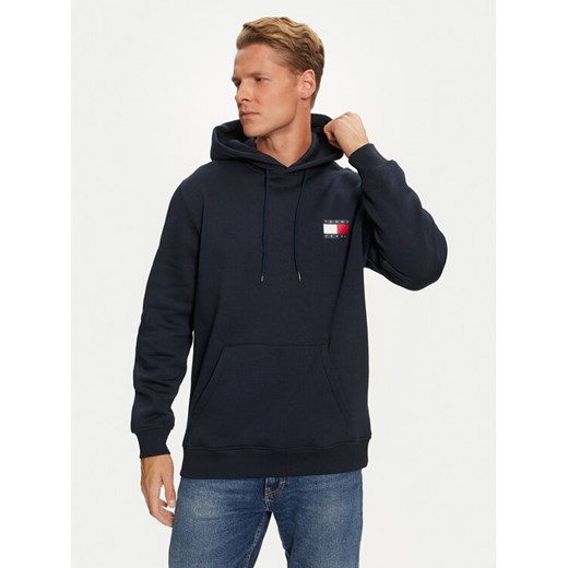 Tommy Jeans Bluza Essential DM0DM20738 Granatowy Regular Fit ze sklepu MODIVO w kategorii Bluzy męskie - zdjęcie 182696031