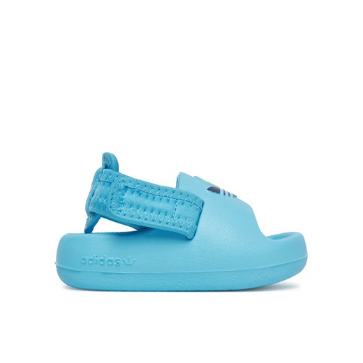 adidas Sandały adiform adilette JP5531 Niebieski ze sklepu MODIVO w kategorii Sandały dziecięce - zdjęcie 182696051