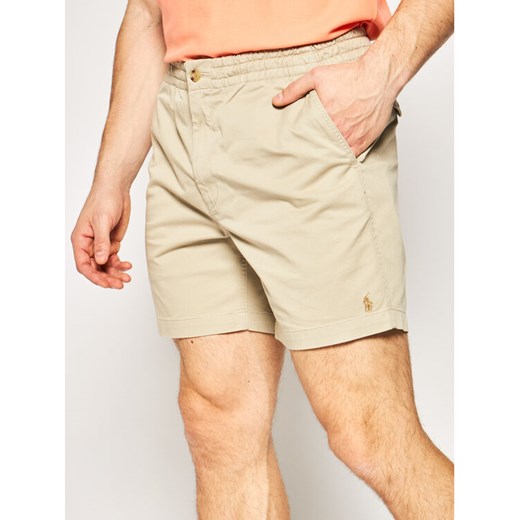 Polo Ralph Lauren Szorty materiałowe Prepster 710644995 Beżowy Classic Fit ze sklepu MODIVO w kategorii Spodenki męskie - zdjęcie 182696092