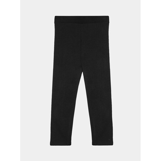 United Colors Of Benetton Legginsy 35Q2CF03M Czarny Regular Fit ze sklepu MODIVO w kategorii Spodnie dziewczęce - zdjęcie 182696120