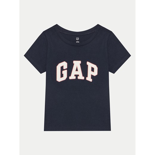 Gap T-Shirt 459909-10 Granatowy Regular Fit ze sklepu MODIVO w kategorii Bluzki dziewczęce - zdjęcie 182696142