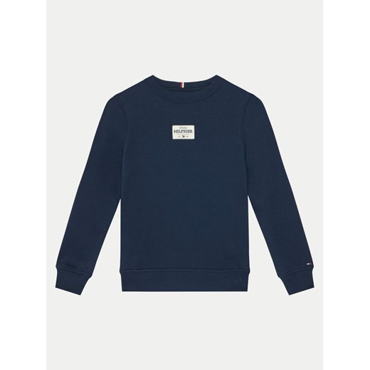 Tommy Hilfiger Bluza KB0KB09315 Granatowy Regular Fit ze sklepu MODIVO w kategorii Bluzy chłopięce - zdjęcie 182696143