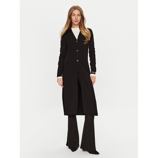 TWINSET Kardigan 241TP3393 Czarny Regular Fit ze sklepu MODIVO w kategorii Swetry damskie - zdjęcie 182696150