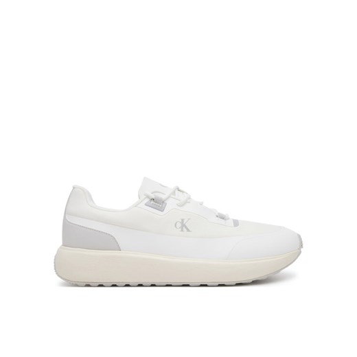 Calvin Klein Jeans Sneakersy Athleisure Runner Tech Ripstop YM0YM01205 Biały ze sklepu MODIVO w kategorii Buty sportowe męskie - zdjęcie 182696182