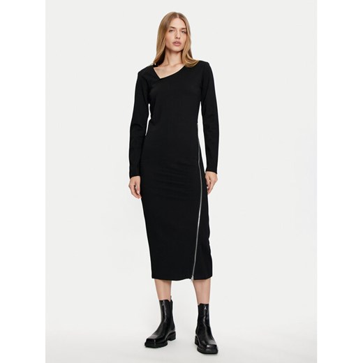 Karen by Simonsen Sukienka codzienna Rebecca 10105100 Czarny Slim Fit ze sklepu MODIVO w kategorii Sukienki - zdjęcie 182696203