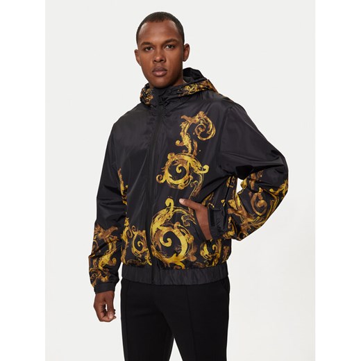 Versace Jeans Couture Kurtka przejściowa 76GAS406 Czarny Regular Fit ze sklepu MODIVO w kategorii Kurtki męskie - zdjęcie 182696262
