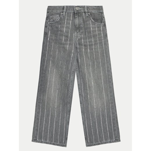 Guess Jeansy J4BA00 D5G40 Szary Relaxed Fit ze sklepu MODIVO w kategorii Spodnie dziewczęce - zdjęcie 182696271