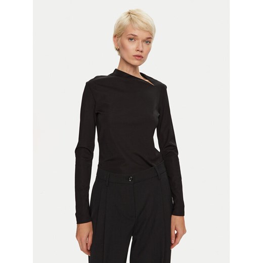 Lola Casademunt by Maite Bluzka LF2415022.00N Czarny Regular Fit ze sklepu MODIVO w kategorii Bluzki damskie - zdjęcie 182696280
