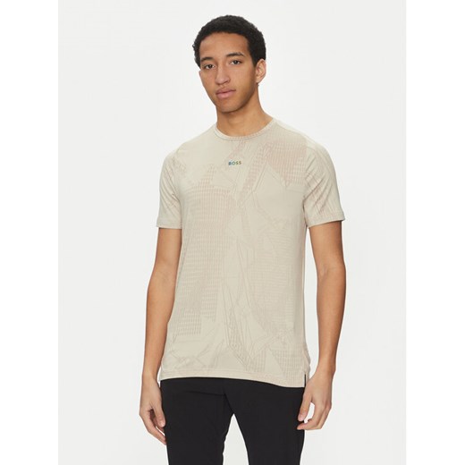 BOSS T-Shirt Desert Active 50537755 Beżowy Regular Fit ze sklepu MODIVO w kategorii T-shirty męskie - zdjęcie 182696362