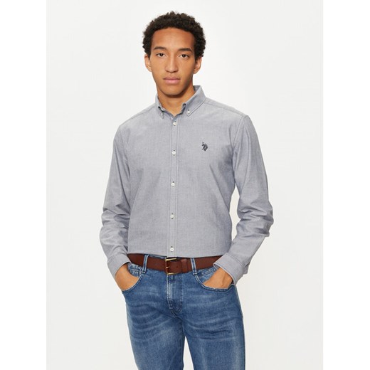 U.S. Polo Assn. Koszula MUP3516 Granatowy Regular Fit ze sklepu MODIVO w kategorii Koszule męskie - zdjęcie 182696372