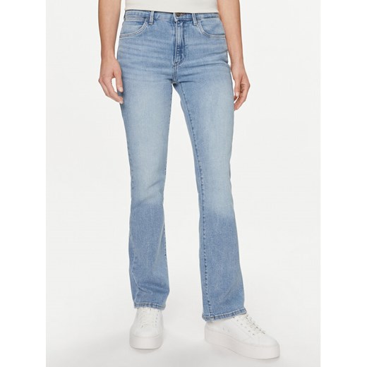 Wrangler Jeansy 112351019 Niebieski Bootcut Fit ze sklepu MODIVO w kategorii Jeansy damskie - zdjęcie 182696411