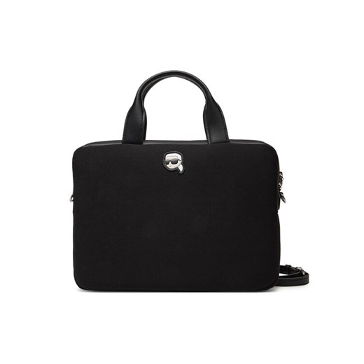 KARL LAGERFELD Torba na laptopa A1W32103 Czarny ze sklepu MODIVO w kategorii Torby na laptopa - zdjęcie 182696451
