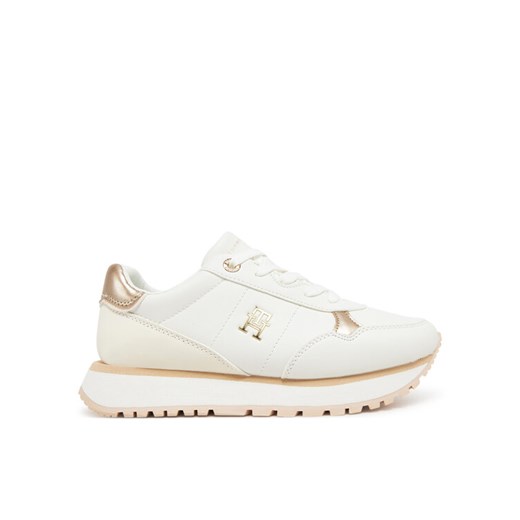 Tommy Hilfiger Sneakersy Low Cut Lace-Up Sneaker T3A9-33759-1355 S Écru ze sklepu MODIVO w kategorii Buty sportowe dziecięce - zdjęcie 182696471