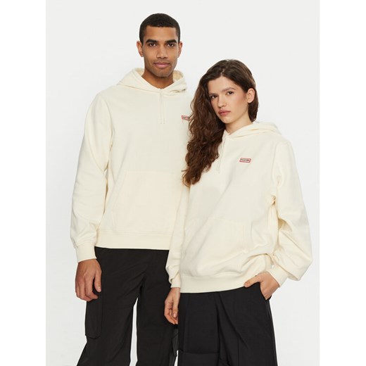Hunter Bluza HARU0008242 Écru Regular Fit ze sklepu MODIVO w kategorii Bluzy męskie - zdjęcie 182696531