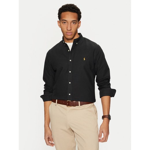 Polo Ralph Lauren Koszula 710767828001 Czarny Slim Fit ze sklepu MODIVO w kategorii Koszule męskie - zdjęcie 182696542