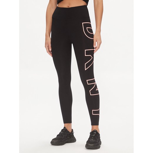DKNY Sport Legginsy DP3P1960 Czarny Slim Fit ze sklepu MODIVO w kategorii Spodnie damskie - zdjęcie 182696550