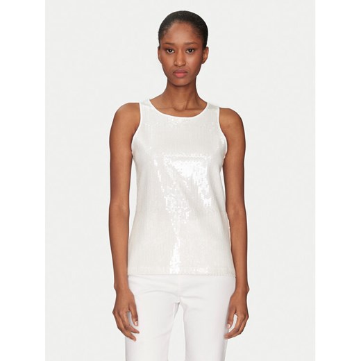 Marella Top Terzo 2513941124 Biały Slim Fit ze sklepu MODIVO w kategorii Bluzki damskie - zdjęcie 182696613