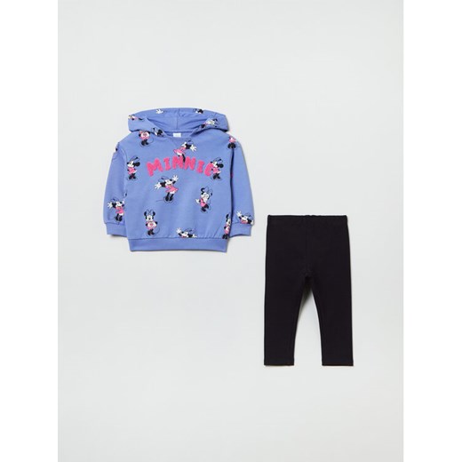 OVS Komplet bluza i legginsy MINNIE 1843611 Fioletowy Regular Fit ze sklepu MODIVO w kategorii Komplety niemowlęce - zdjęcie 182696750