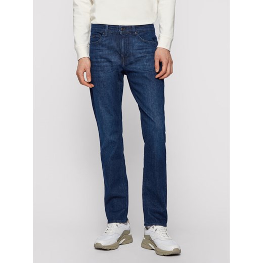 Boss Jeansy Delaware 3-1+ 50449650 Granatowy Slim Fit ze sklepu MODIVO w kategorii Jeansy męskie - zdjęcie 182696792