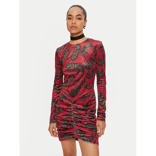 Just Cavalli Sukienka codzienna 77PAO920 Czerwony Slim Fit ze sklepu MODIVO w kategorii Sukienki - zdjęcie 182696801