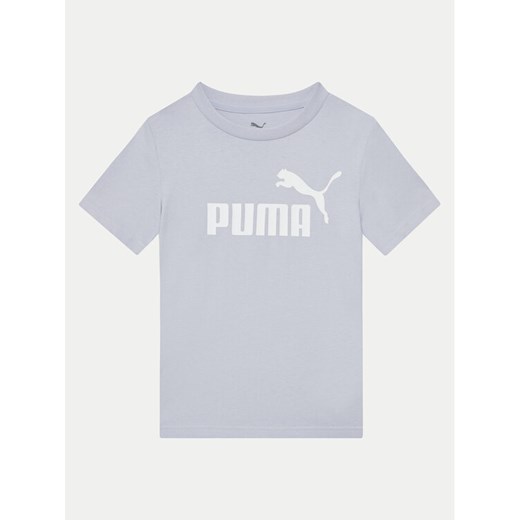 Puma T-Shirt Ess No. 1 Logo 684892 Niebieski Regular Fit ze sklepu MODIVO w kategorii Bluzki dziewczęce - zdjęcie 182696823