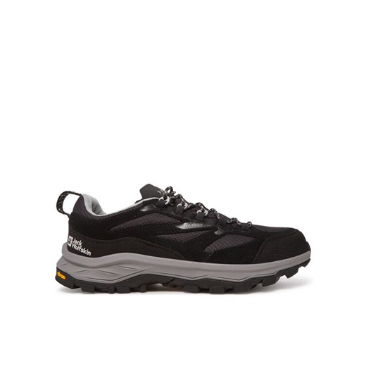 Jack Wolfskin Trekkingi Cyrox Vent Low A64089 Czarny ze sklepu MODIVO w kategorii Buty trekkingowe męskie - zdjęcie 182696830