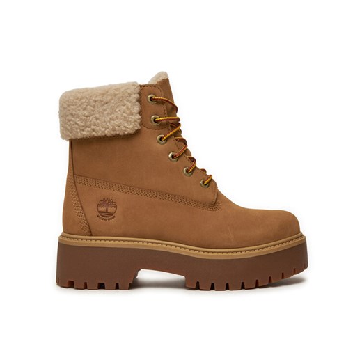 Timberland Trapery Stone Street TB0A2PU67541 Beżowy ze sklepu MODIVO w kategorii Workery damskie - zdjęcie 182696862