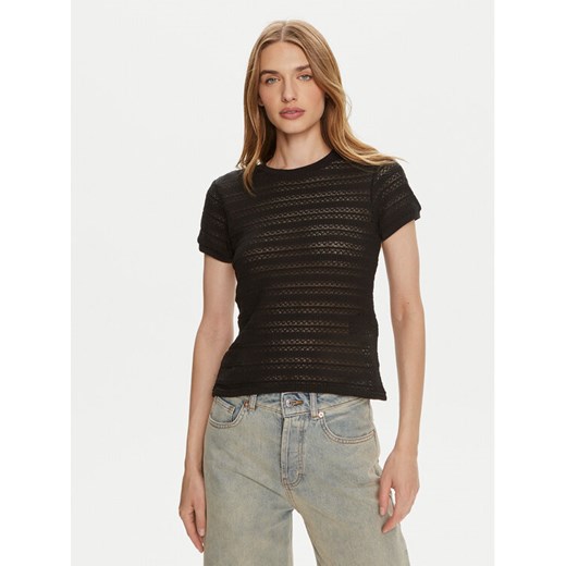 Pieces T-Shirt Agda 17148867 Czarny Loose Fit ze sklepu MODIVO w kategorii Bluzki damskie - zdjęcie 182696872
