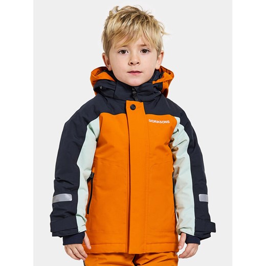 Didriksons Kurtka zimowa Neptun 505472 Pomarańczowy Regular Fit ze sklepu MODIVO w kategorii Kurtki chłopięce - zdjęcie 182696931
