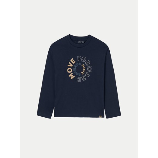 Mayoral Bluzka 842 Granatowy Regular Fit ze sklepu MODIVO w kategorii T-shirty chłopięce - zdjęcie 182696954
