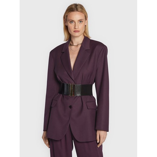 Patrizia Pepe Marynarka 8S0442/A106-M424 Fioletowy Oversize ze sklepu MODIVO w kategorii Marynarki damskie - zdjęcie 182696974