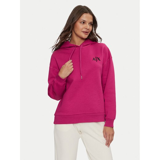 Armani Exchange Bluza XW000031 AF10249 UA256 Różowy Regular Fit ze sklepu MODIVO w kategorii Bluzy damskie - zdjęcie 182697023