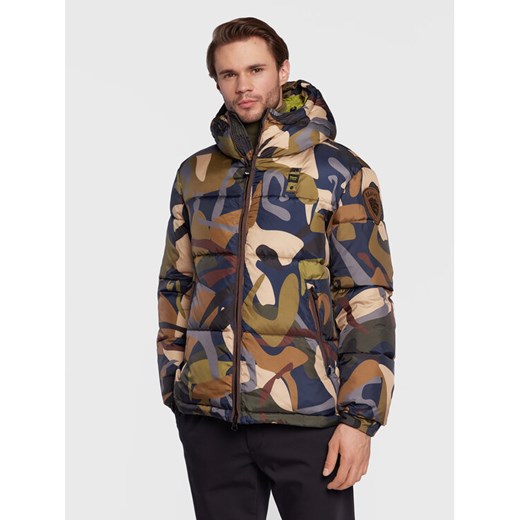 Blauer Kurtka zimowa BLUC02304 006395 Khaki Regular Fit ze sklepu MODIVO w kategorii Kurtki męskie - zdjęcie 182697093