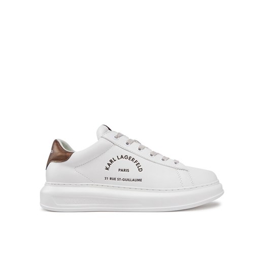 KARL LAGERFELD Sneakersy Kapri KL52538K Biały ze sklepu MODIVO w kategorii Buty sportowe męskie - zdjęcie 182697101