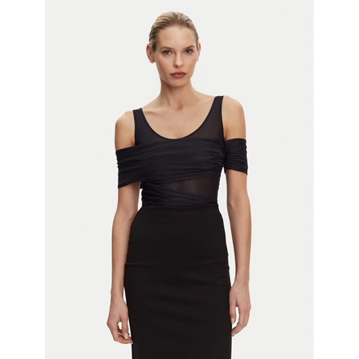 PINKO Body Bella 104832 A2H1 Czarny Regular Fit ze sklepu MODIVO w kategorii Bluzki damskie - zdjęcie 182697103