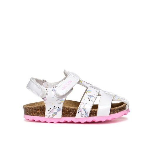 Geox Sandały B Sandal Chalki B452RA 0FCHH C1000 M Biały ze sklepu MODIVO w kategorii Sandały dziecięce - zdjęcie 182697232