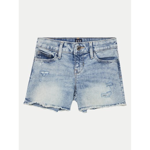 Gap Szorty jeansowe 603115-00 Niebieski Regular Fit ze sklepu MODIVO w kategorii Spodenki dziewczęce - zdjęcie 182697340