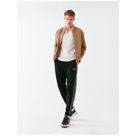 Boss Spodnie dresowe 50491283 Czarny Regular Fit ze sklepu MODIVO w kategorii Spodnie męskie - zdjęcie 182697440