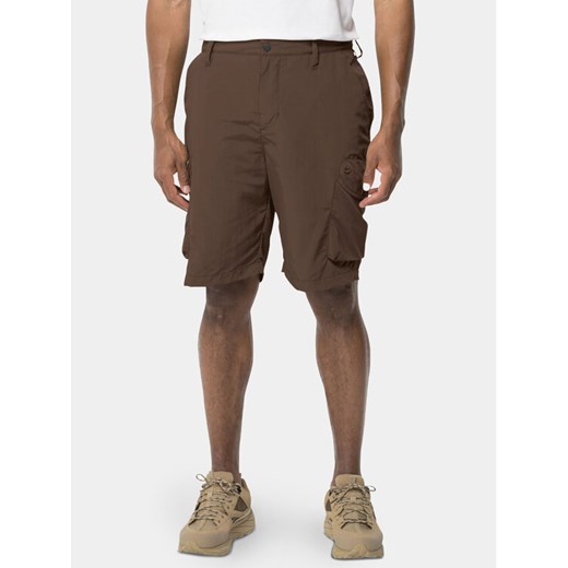 Jack Wolfskin Szorty materiałowe Kalahari 1508381 Brązowy Regular Fit ze sklepu MODIVO w kategorii Spodenki męskie - zdjęcie 182697453
