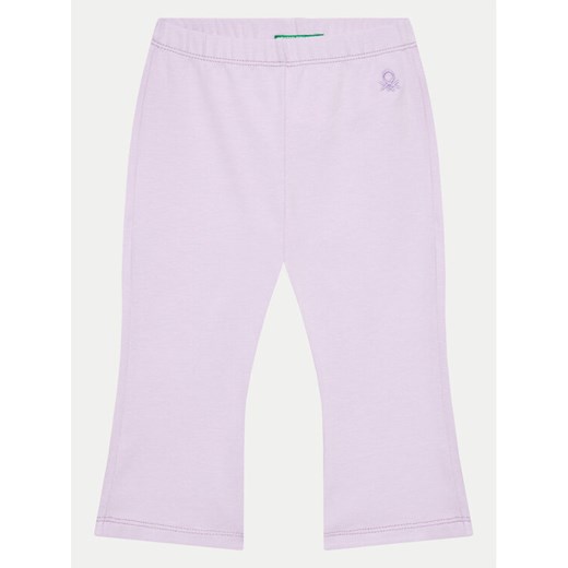 United Colors Of Benetton Legginsy 3DKEGF028 Fioletowy Flare Fit ze sklepu MODIVO w kategorii Spodnie dziewczęce - zdjęcie 182697483