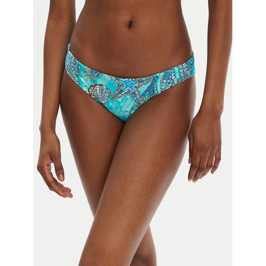 Seafolly Dół od bikini La Mer 40473-214 Turkusowy ze sklepu MODIVO w kategorii Stroje kąpielowe - zdjęcie 182697494